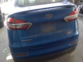 2020 FORD FUSION, BLUE, TITANIUM MODEL, 2.0L, AT, AWD.  F26463